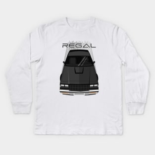 Buick Regal 1981-1987 - black Kids Long Sleeve T-Shirt